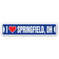 thumbnail image 1 of I LOVE SPRINGFIELD OHIO Street Sign oh city state us wall road décor gift, 1 of 5