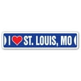 thumbnail image 1 of I LOVE ST. LOUIS MISSOURI Street Sign mo city state us wall road décor gift, 1 of 5