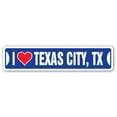 thumbnail image 1 of I LOVE TEXAS CITY TEXAS Street Sign tx city state us wall road décor gift, 1 of 5