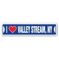 thumbnail image 1 of I LOVE VALLEY STREAM NEW YORK Street Sign ny city state us wall road décor gift, 1 of 5