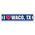 thumbnail image 1 of I LOVE WACO TEXAS Street Sign tx city state us wall road décor gift, 1 of 5
