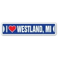 thumbnail image 1 of I LOVE WESTLAND MICHIGAN Street Sign mi city state us wall road décor gift, 1 of 5