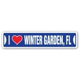 thumbnail image 1 of I LOVE WINTER GARDEN FLORIDA Street Sign fl city state us wall road décor gift, 1 of 5