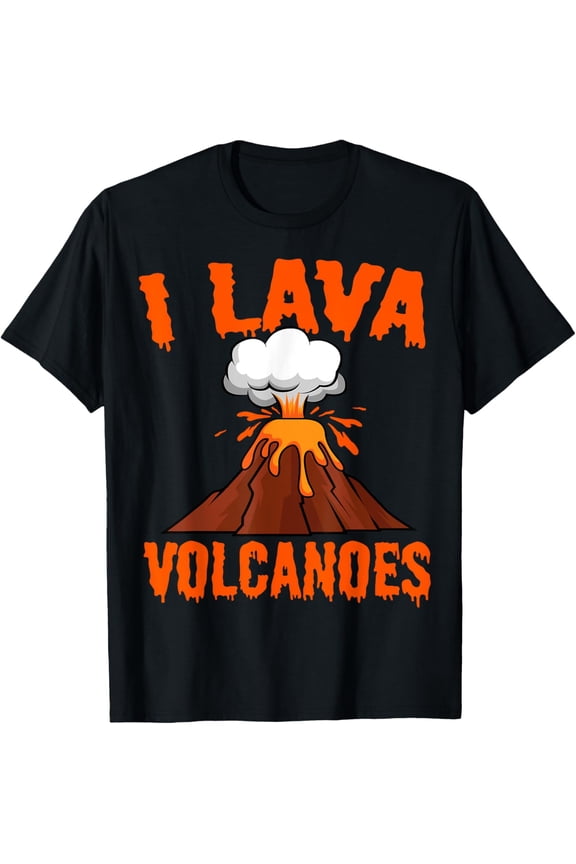 I Lava Volcanoes Geologist Volcanologist Magma Volcanology T-Shirt