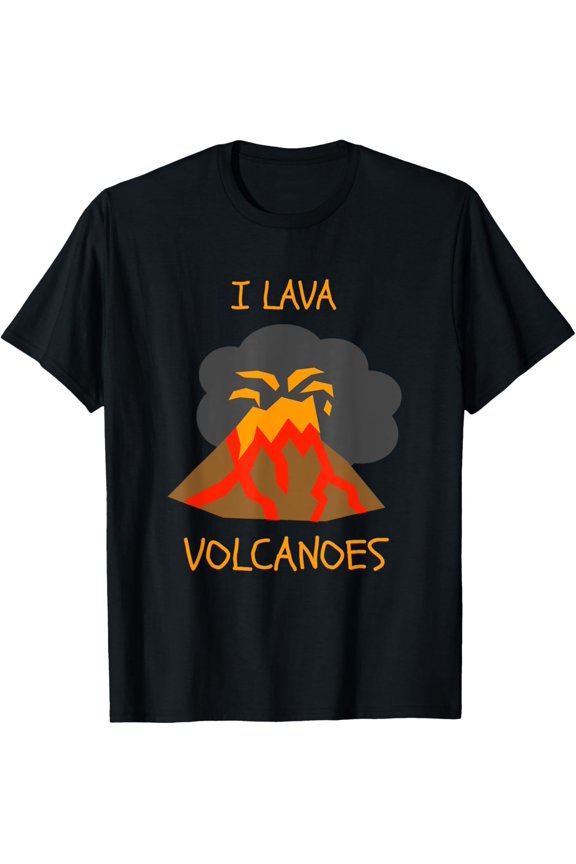 I Lava Volcanoes T-Shirt, Volcano Lover Geology Shirt T-Shirt