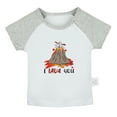 thumbnail image 1 of I Lava You Funny T shirt For Baby, Newborn Babies T-shirts, Infant Tops, 0-24M Kids Graphic Tees Clothing (Short Gray Raglan T-shirt, 12-18 Months), 1 of 4