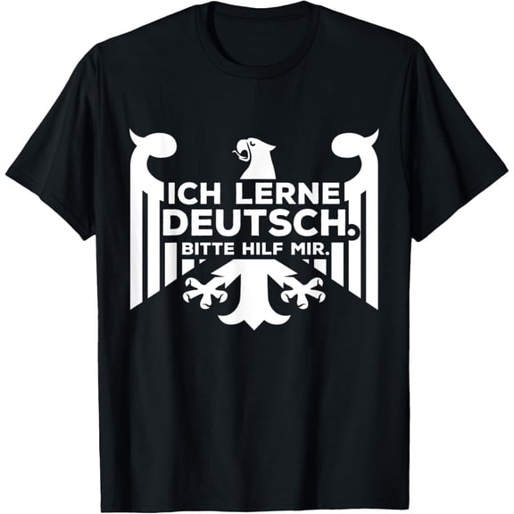 I Learn German Gift Idea - Holiday Germany Language Trip T-Shirt men and women can wear,black,white,creative gift