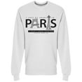 thumbnail image 1 of I Left My Heart In Paris Graphic Sweatshirt Men -Image by Shutterstock, Male Small, 1 of 2