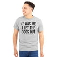 thumbnail image 1 of I Let Dogs Out Funny 2000s Music Men's Graphic T Shirt Tees Brisco Brands X, 1 of 4