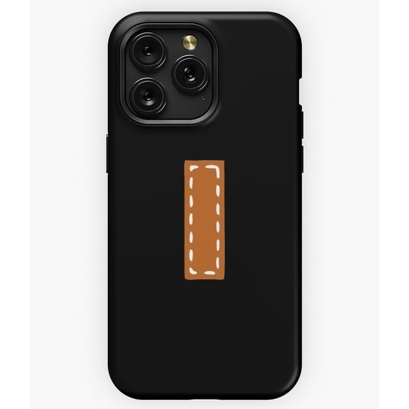 I Letter Sewn in College Style USA Leather A9220 Phone Case for iPhone 11 to 17 Pro Max