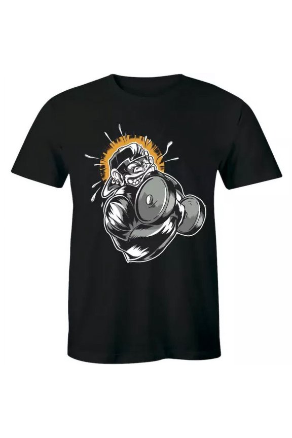 I Lift Heavy Things Gorilla Muscle Gym Fitness Sport Crossfit Slogan Men T-shirt