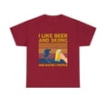 thumbnail image 1 of I Like Beer and Skiing and Maybe 3 People Vintage Tshirt, 1 of 1