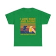 thumbnail image 1 of I Like Beer and Skiing and Maybe 3 People Vintage Tshirt, 1 of 1