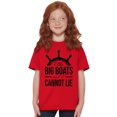 thumbnail image 1 of I Like Big Boats and I Cannot Lie Crewneck T Shirts Boy Girl Teen Brisco Brands L, 1 of 6