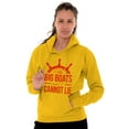 thumbnail image 1 of I Like Big Boats and I Cannot Lie Hoodie Sweatshirt Women Men Brisco Brands 3X, 1 of 6