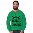 thumbnail image 1 of I Like Big Boats and I Cannot Lie Unisex Plus Fleece Graphic Sweatshirt Brisco Brands 5X, 1 of 5
