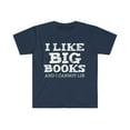 thumbnail image 1 of I Like Big Books and I Cannot Lie Unisex T-shirt S-3XL Book Club Bookworm, 1 of 2
