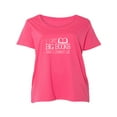 thumbnail image 1 of I Like Big Books and I Cannot Lie Womens Plus Size Scoopneck Tee, 1 of 1