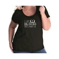 thumbnail image 1 of I Like Big Books and I Cannot Lie Womens Plus Size Scoopneck Tee, 1 of 1
