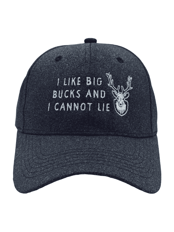 I Like Big Bucks and I Cannot Lie Hat Funny Deer Hunting Joke Cap