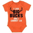 thumbnail image 1 of I Like Big Bucks Funny Hunting Bodysuit Jumper Boys Infant Baby Brisco Brands 24M, 1 of 6
