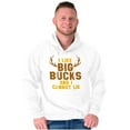 thumbnail image 1 of I Like Big Bucks Funny Hunting Men's Big & Tall Graphic Hoodie Brisco Brands 4X, 1 of 5