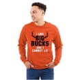 thumbnail image 1 of I Like Big Bucks Funny Hunting Men's Long Sleeve Tee T Shirt Brisco Brands M, 1 of 5