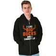thumbnail image 1 of I Like Big Bucks Funny Hunting Zip Hoodie Sweatshirt Men Brisco Brands S, 1 of 5