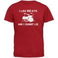 thumbnail image 1 of I Like Big Kits And I Cannot Lie Red Adult T-Shirt - Medium, 1 of 1
