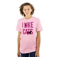 thumbnail image 1 of I Like Cats Crazy Feline Lover Lady Women's Graphic T Shirt Tees Brisco Brands S, 1 of 6