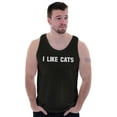 thumbnail image 1 of I Like Cats Funny Feline Pet Lovers Tank Top T Shirts Men Women Brisco Brands S, 1 of 6