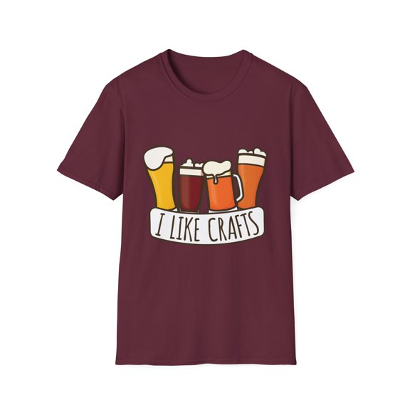 I Like Crafts Beer | Beer Lover Gift | Craft Beer Gift | Funny | Drinking | Gift For Her | Gift For Him Unisex Softstyle T-Shirt
