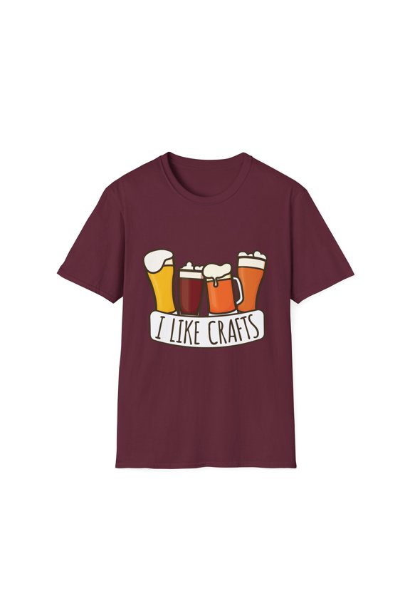 I Like Crafts Beer | Beer Lover Gift | Craft Beer Gift | Funny | Drinking | Gift For Her | Gift For Him Unisex Softstyle T-Shirt