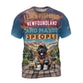 thumbnail image 1 of I Like Fishing, and my Newfoundland, and Maybe 3 People. Happy Father's Day All Over Print 3D Shirt Unisex Merch Newfie Dog Lover Gifts - 00004, 1 of 6