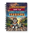 thumbnail image 1 of I Like Fishing, and my Shih Tzu, and Maybe 3 People. Happy Father's Day Spiral Bound Journal Lion Dog Lover Gifts 5x7in Spiral Notebook - 00004, 1 of 5