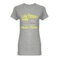 thumbnail image 1 of I Like Flamingo Shaped T-Shirt Women -Image by Shutterstock, Female Medium, 1 of 2
