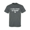 thumbnail image 1 of I Like Food & Kpop Adult Short Sleeve T-shirt, 1 of 4