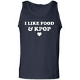 thumbnail image 1 of I Like Food & Kpop Adult Tank Top, 1 of 3