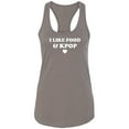thumbnail image 1 of I Like Food & Kpop Racerback Tank, 1 of 2