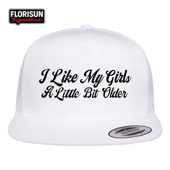 I Like My Girls A Little Bit Older Hat, Funny Baseball Cap, Adjustable Unisex Hat for Casual Wear Street Fashion and Parties, Perfect Gift, Christmas, Holiday