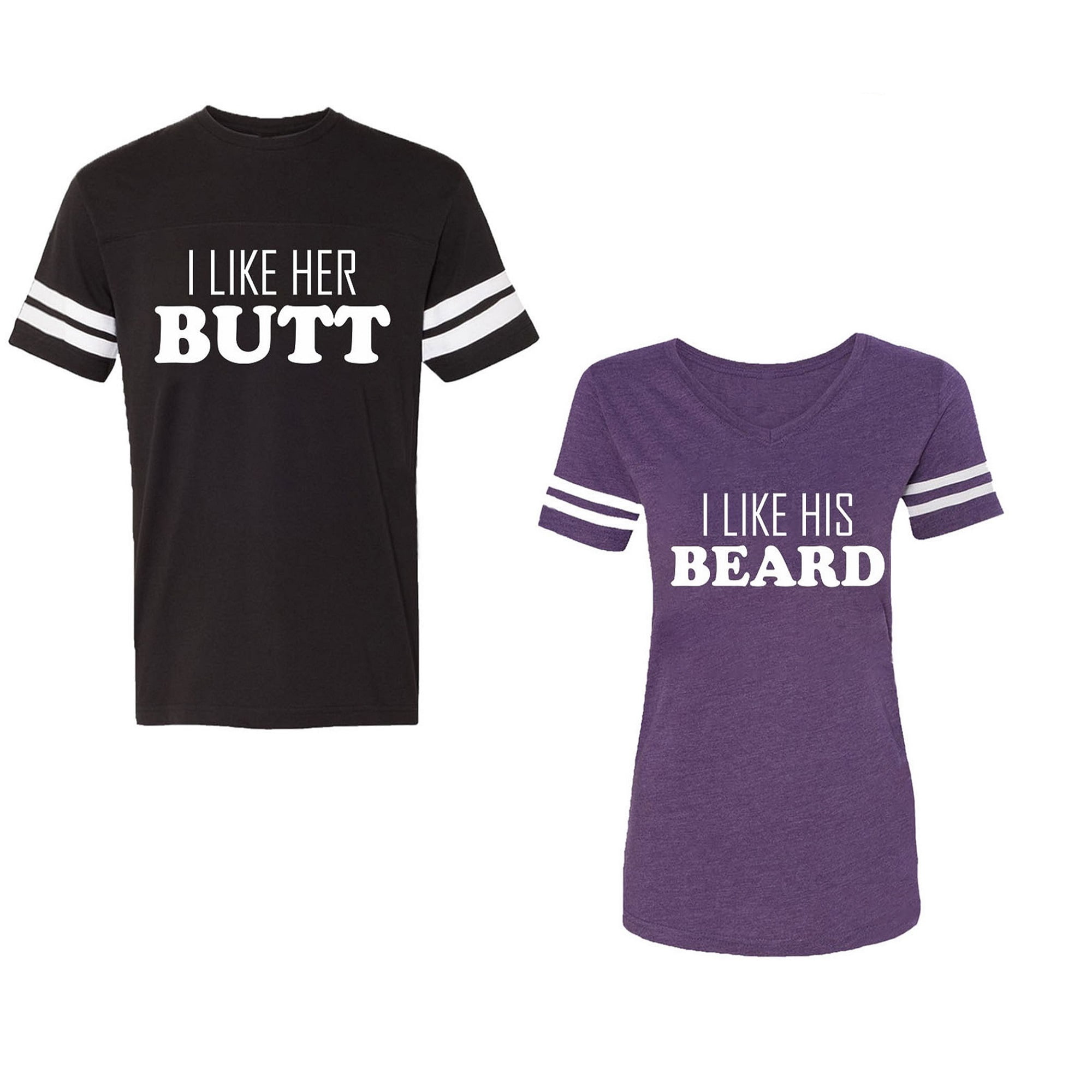 Matching Couples Tshirt: Guys I Like Her Butt Tee Matching Couples Tshirt: Guys I Like Her Butt Tee