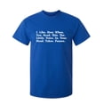 thumbnail image 1 of I Like How When You Read This Sarcastic Humor Fun Saying Tshirt Sarcasm Laugh Apparel Gift For Friends Christmas Graphic Funny Mens T Shirt, 1 of 5