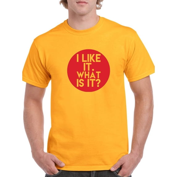 I Like It. What Is It? Graphic Men Gold T-Shirt, Male Medium