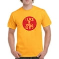 thumbnail image 1 of I Like It. What Is It? Graphic Men Gold T-Shirt, Male Small, 1 of 4