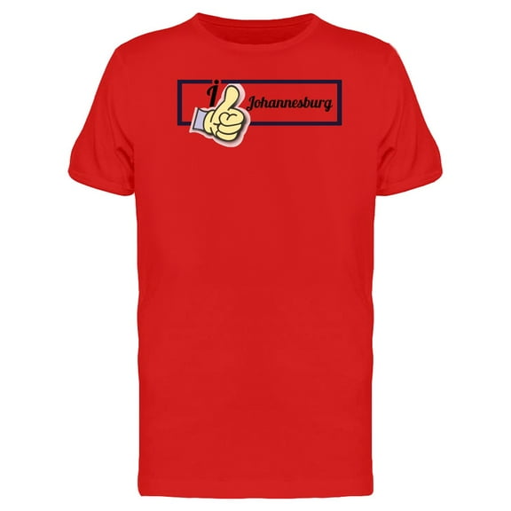 I Like Johannesburg Thumbs Up Tee Men's -Image by Shutterstock