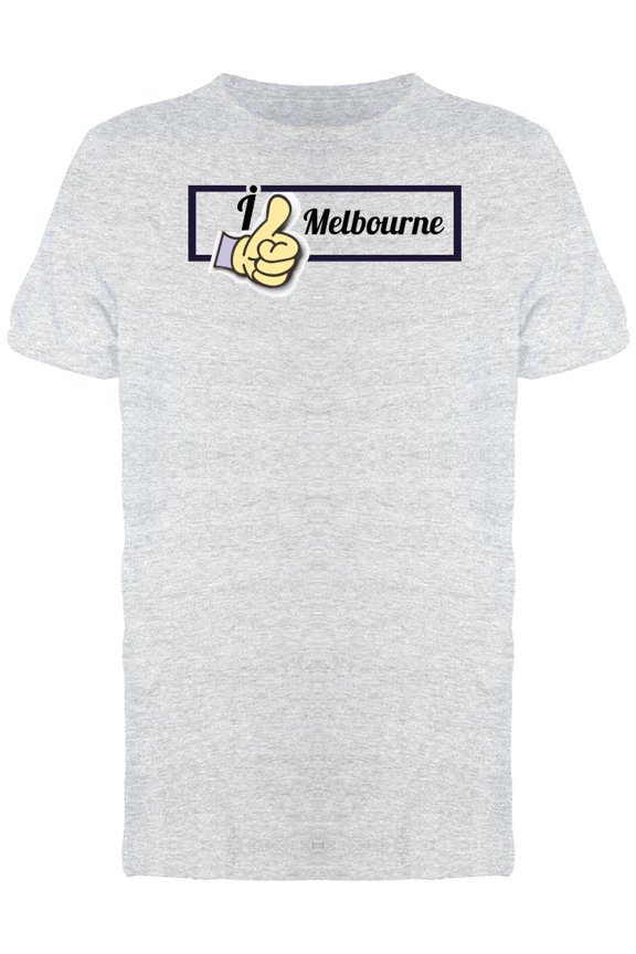 I Like Melbourne Thumbs Up Tee Men's -Image by Shutterstock
