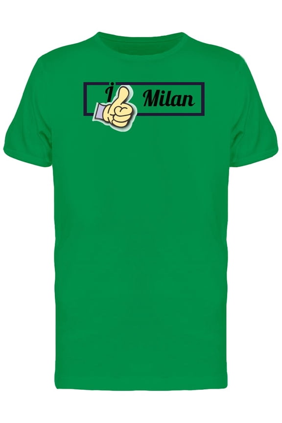 I Like Milan Thumbs Up Tee Men's -Image by Shutterstock