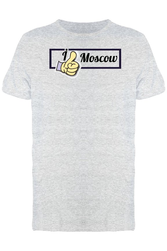 I Like Moscow Thumbs Up Tee Men's -Image by Shutterstock