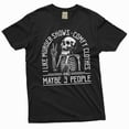 thumbnail image 1 of I Like Murder Shows Comfy Clothes And Maybe Like 3 People Funny Halloween Tee shirt (X-Large Black), 1 of 7