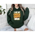 thumbnail image 1 of I Like My Cheese Drippy Funny Meme Food Humor Melted Pop Culture Slang Hoodie, for men & women, up to size 5XL, 1 of 3